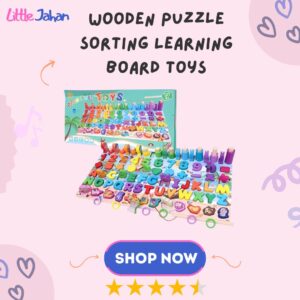 Wooden Puzzle Sorting Learning Board Toys
